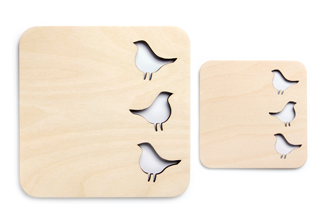 Maria Rästa Design Bird trivets & coasters