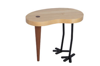 Chick side table in Natural Birch