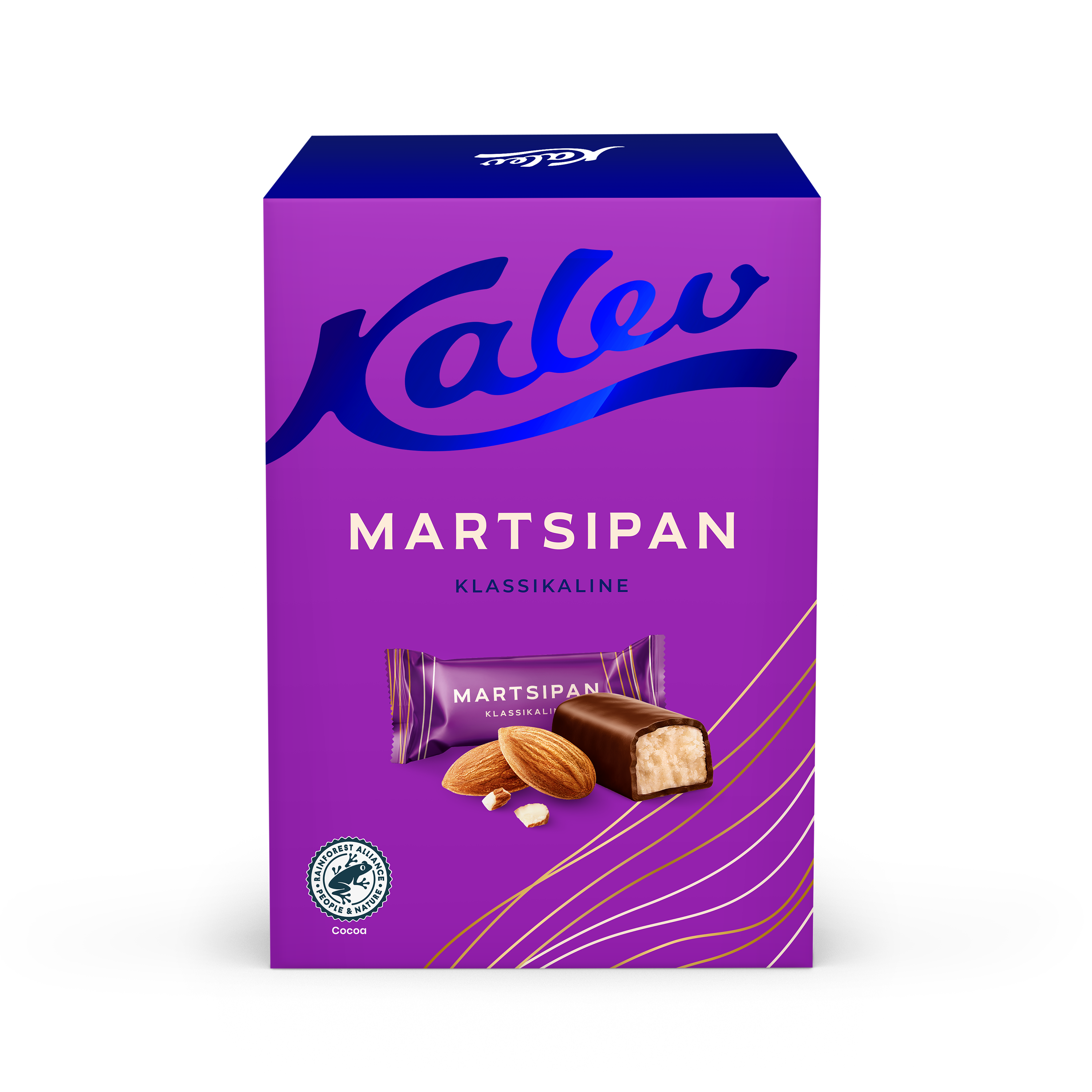 Kalev classic marzipan candies retail packaging